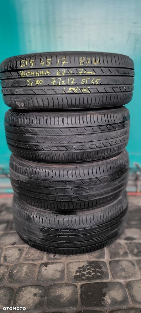 215/45R17 87W - Yokohama E70 7mm - Komplet - 1