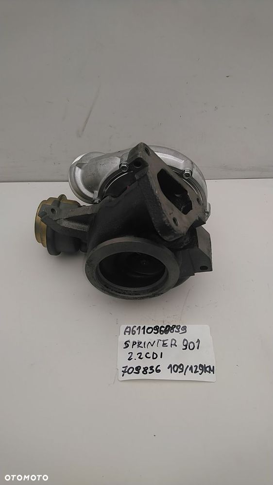 TURBINA 2.2 CDI 109KM 129KM SPRINTER A6110960899 709836 - 5
