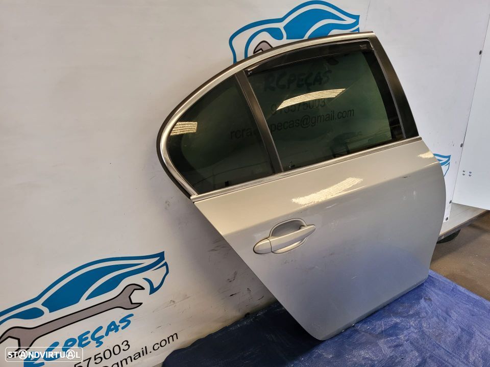 PORTA PORTAS TRASEIRA TRÁS DIREITA 41527202342 7202342 BMW SERIE 5 E60 SEDAN CARRO FECHO ELEVADOR MOTOR PUXADOR VIDRO - 6