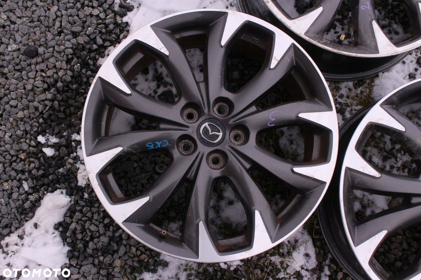 FELGA ALUMINIOWA 1 SZTUKA MAZDA CX5 CX-5 19x7J ET50 5x114,3 - 2