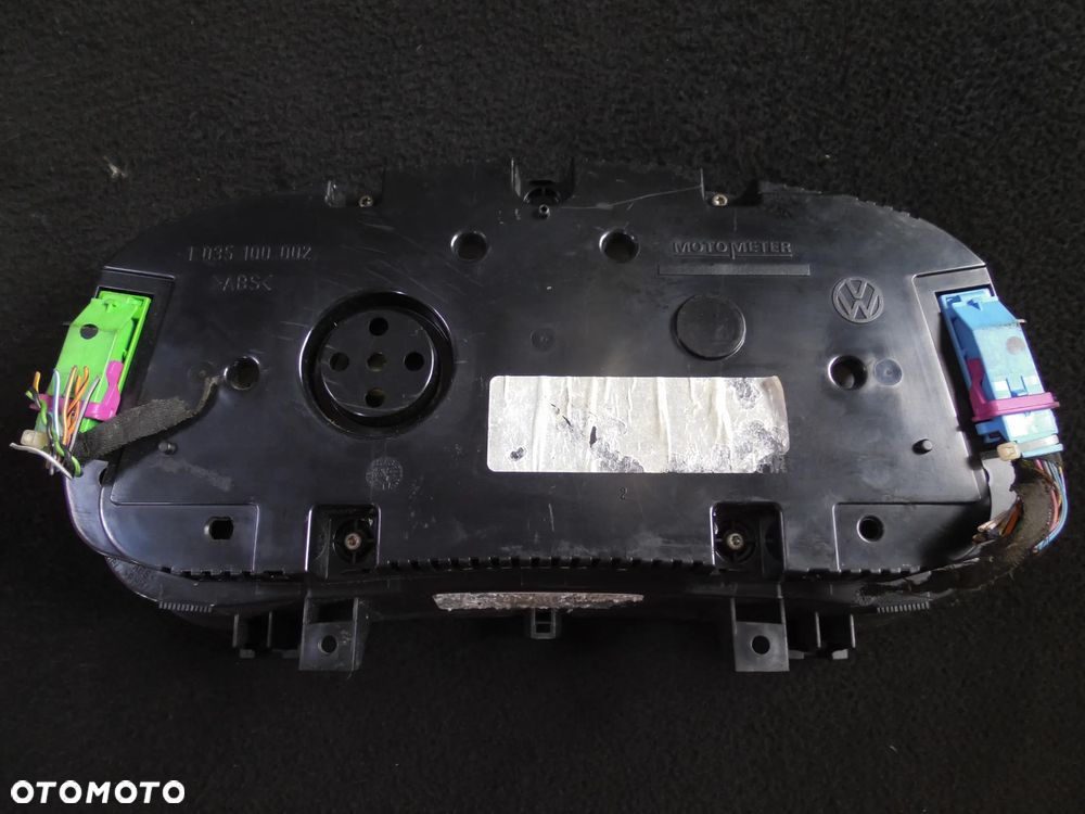 LICZNIK ZEGARY PRĘDKOŚCIOMIERZ VOLKSWAGEN VW GOLF IV BORA 1.4 1035100002 1J0919860 - 6