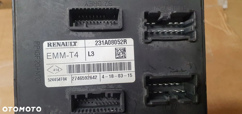 Moduł sterownik EMM-T4 Start Stop Opel Vivaro B Trafic III 231A08052R - 4