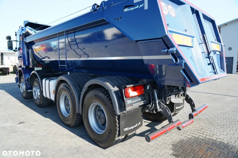 Scania G 490 / 8x4 / WYWROTKA TYLNOZSYPOWA /  HYDROKLAPA / PLANDEKA AUTOMATYCZNA / AUTOMAT / EURO 6 - 18