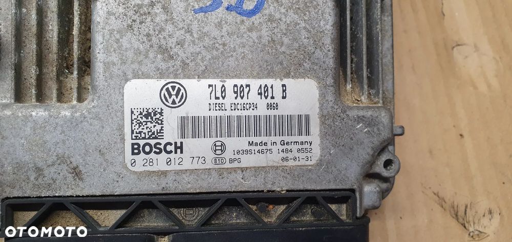 Sterownik komputer silnika VW Touareg 7L 3.0 TDI 7H0035191B - 4