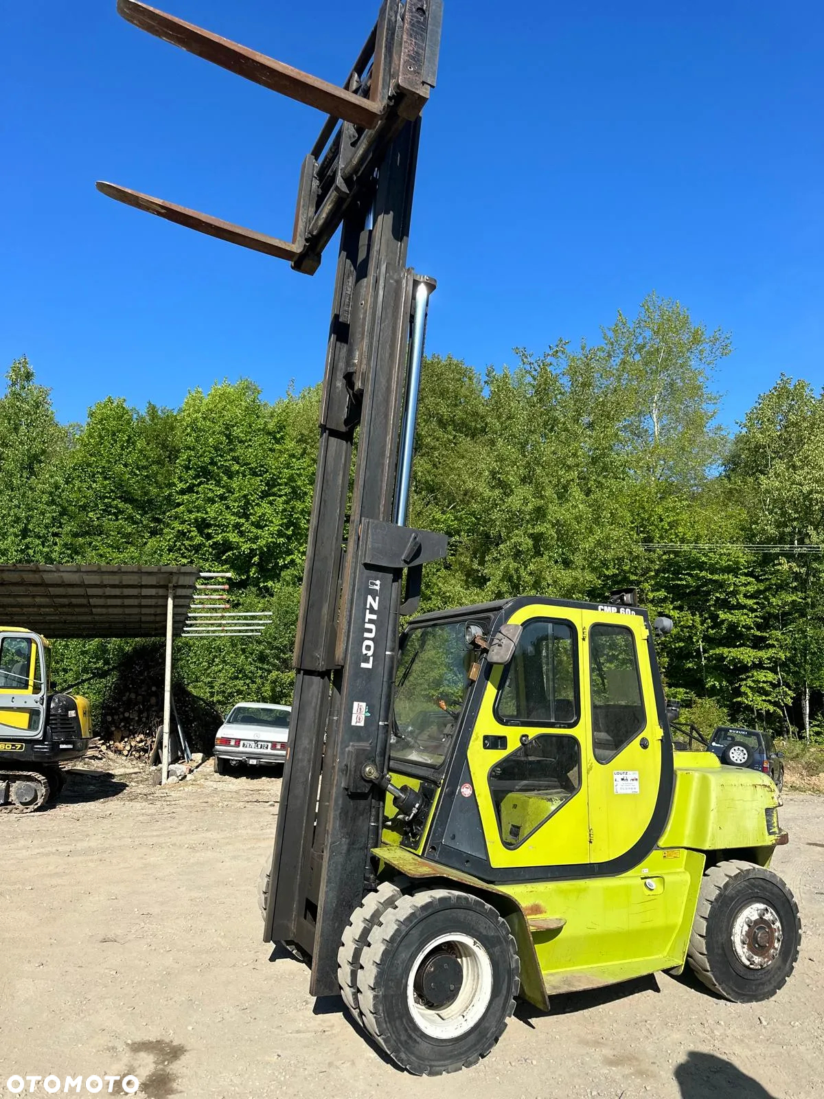 Clark Wózek Widłowy Widlak CLARK Diesel TDL Przesuw Boczny Udźwig 6 Ton - 3