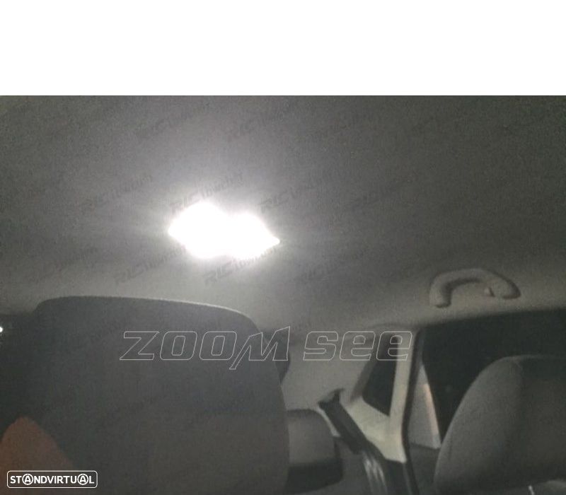 KIT COMPLETO 12 LAMPADAS LED INTERIOR PARA VOLKSWAGEN VW POLO MK5 POLO 6R 09-17 - 2
