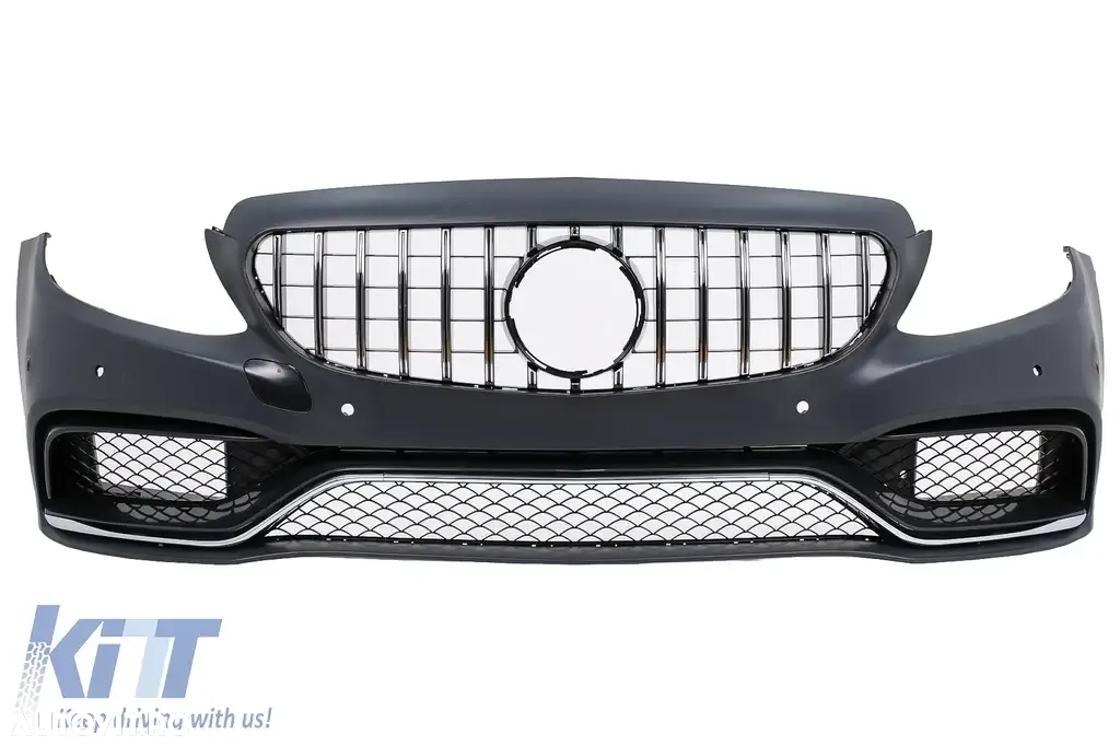 Pachet Exterior Complet compatibil cu Mercedes C-Class W205 Sedan (2014-2018) GTR Design - 2