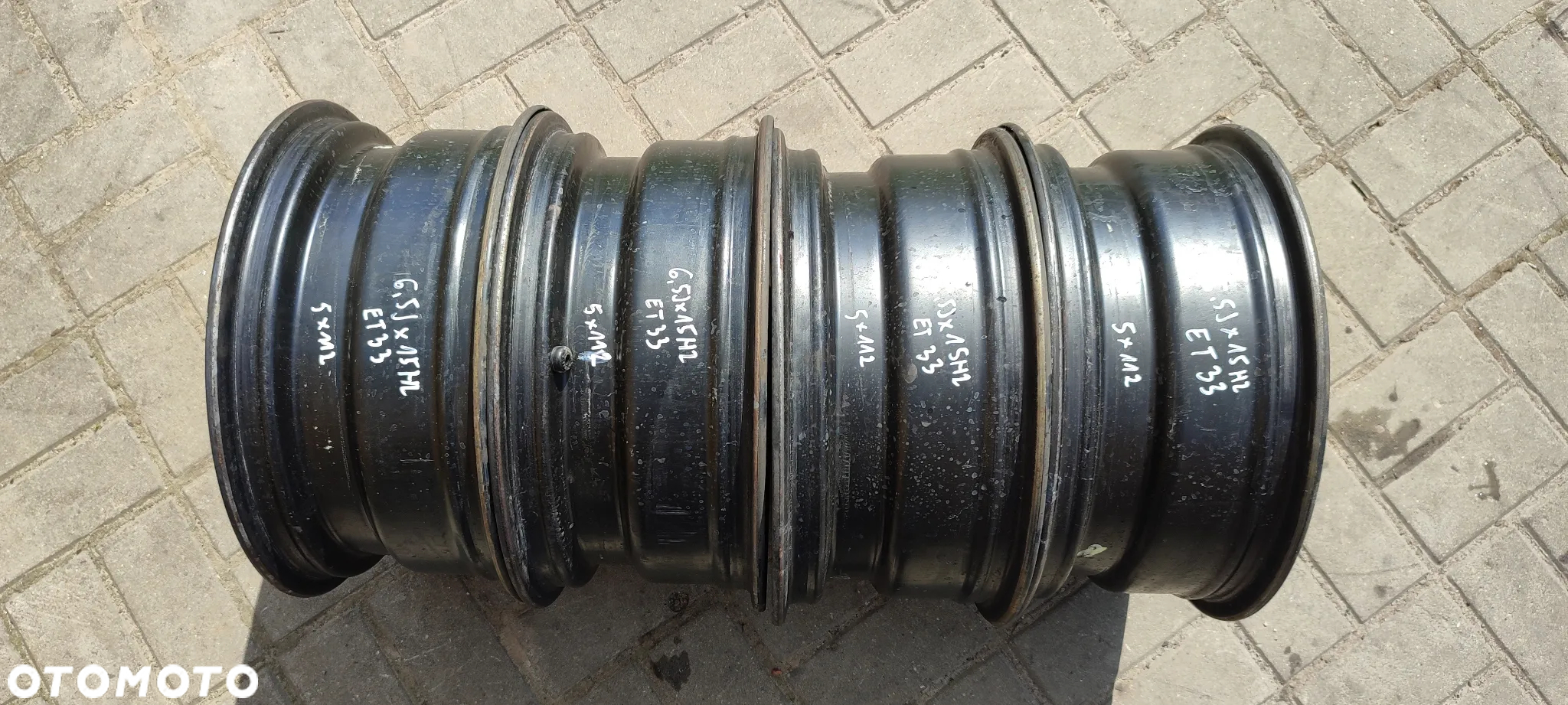 FELGI 5x112 6.5Jx15 CALI ET33 AUDI A4B6 B7 KOMPLET 4 SZTUKI - 8