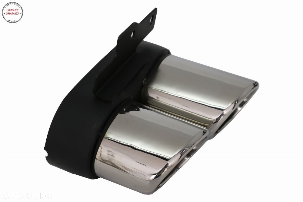 Difuzor Bara Spate si Ornamente Evacuare Audi A6 C8 4K Avant Sedan (2018-up) S6 De- livrare gratuita - 11