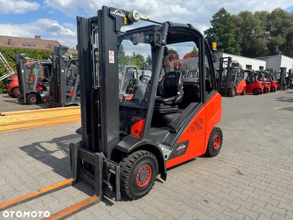 Linde H25 Evo tylko 3700mth triplex 4 sekcje wolny skok  przesuw h20 toyot