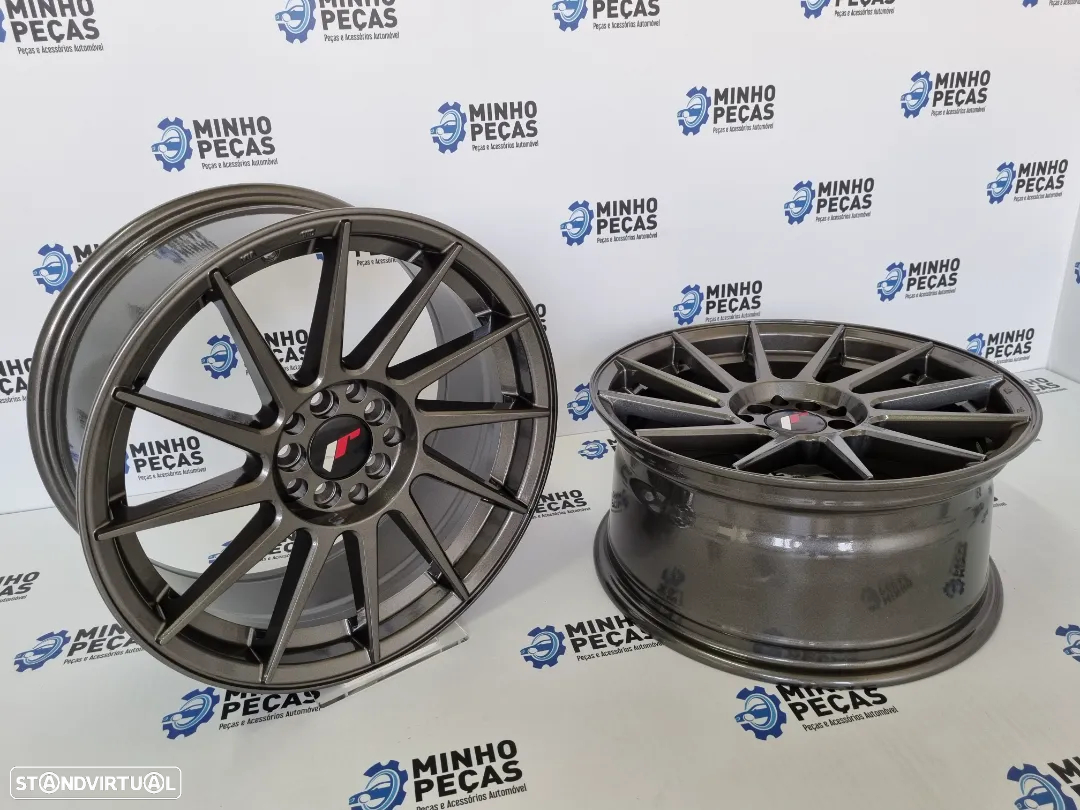 Jantes Japan Racing (JR22) em 17 Hyper Black - 5