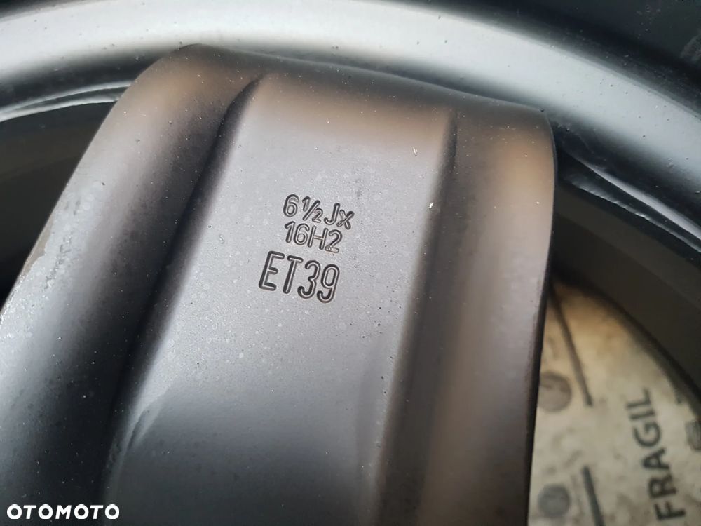 FELGI STALOWE STRUKTURALNE KOŁPAKI OPEL  5x110 6,5JX16 ET39 ASTRA H MERIWA B ZAFIRA B VECTRA C - 7