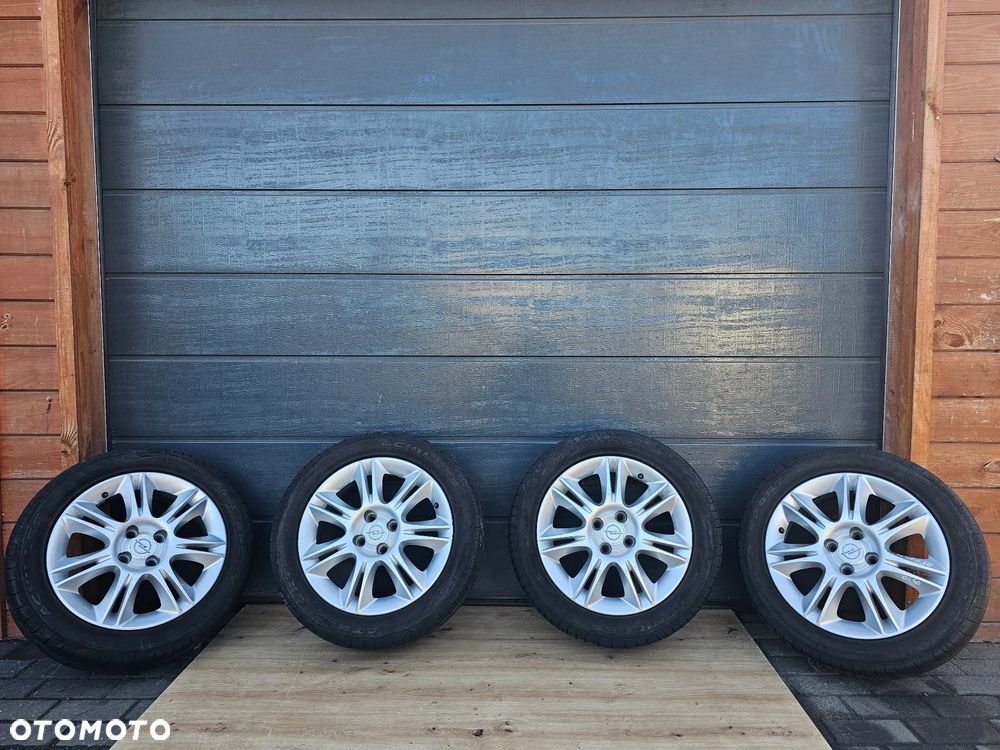 KOŁA FELGI ALUMINIOWE OPONY LETNIE OPEL CORSA D ASTRA H G MERIVA A 195/55/16 R 16 ET40 4X100 - 2