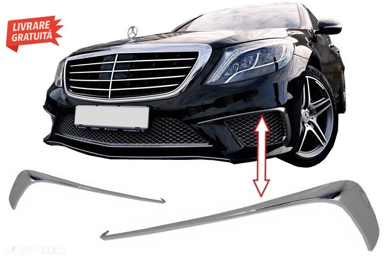Ornament Bara Fata Mercedes S-Class W222 (2012-2017) S65/ S63 Aftermarket- livrare gratuita - 1