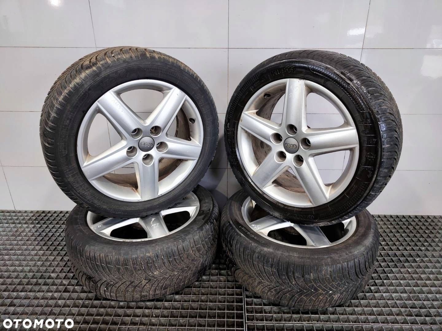 FELGI ALUMINIOWE ALUFELGI AUDI A6 C5 C6 5X112 R17 7.5J ET 45 4F0601025K - 1