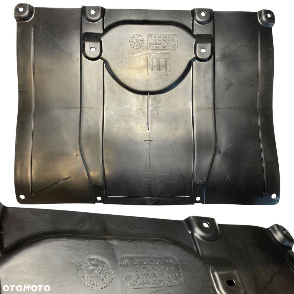 Podłoga pod silnik płyta osłona przód zderzak BMW X3 G01 X4 G02 2018+ - 2