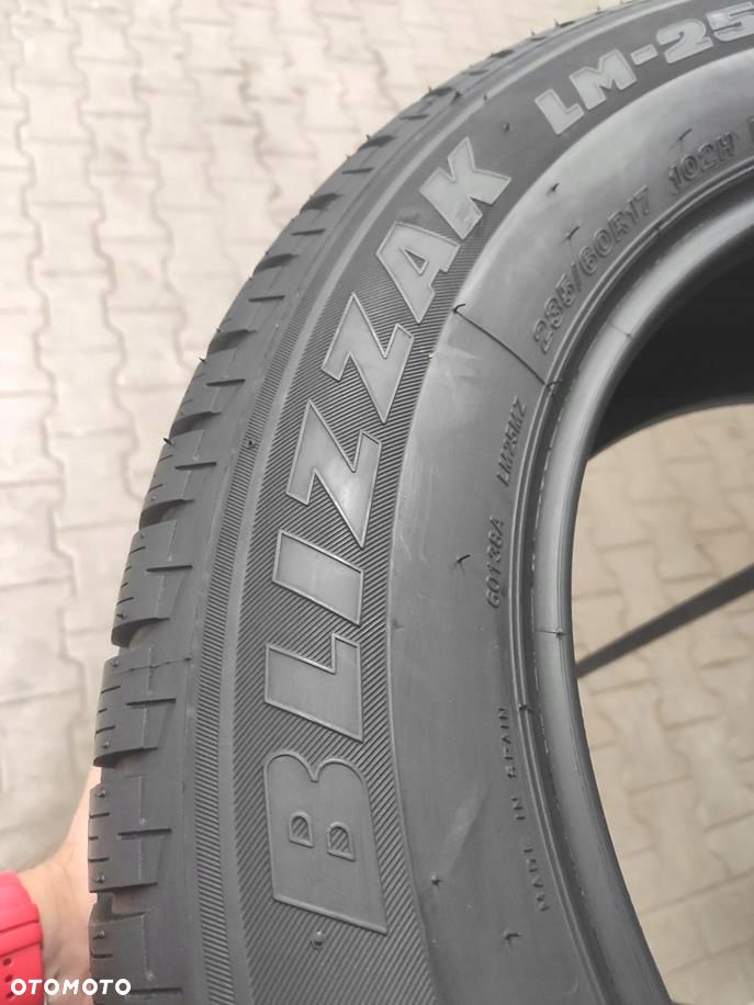 4x 235/60r17 bridgestone opony zimowe 6,5mm 6734 - 7