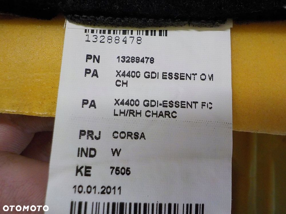 OPEL CORSA D FOTEL LEWY PRAWY SIEDZISKO KIEROWCY PASAŻERA - 2