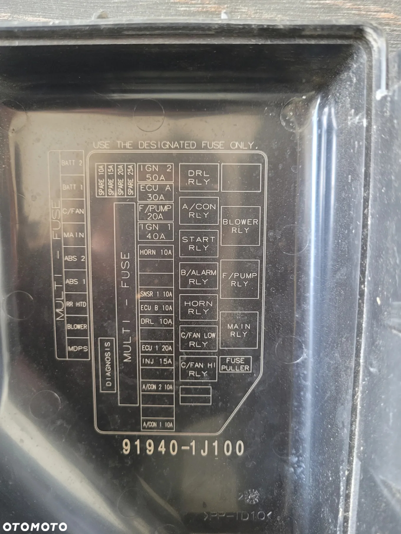 Hyundai I20 Skrzynka Bezpieczników 18790-01031  91940-1J100 - 7