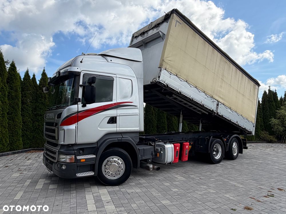 Scania / R440 / 6X2 / WYWROTKA+BURTO-FIRANKA / ZBOŻA-OTRĘBY-TORF ITP. / - 8