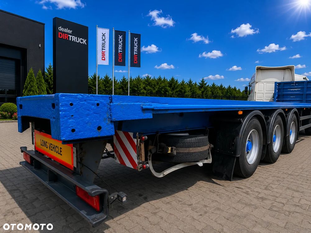 Fruehauf TX 34 Naczepa Ciężarowa PLATFORMA, OSIE SMB, Mocna Podłoga, Hamulce po remoncie ! - 7