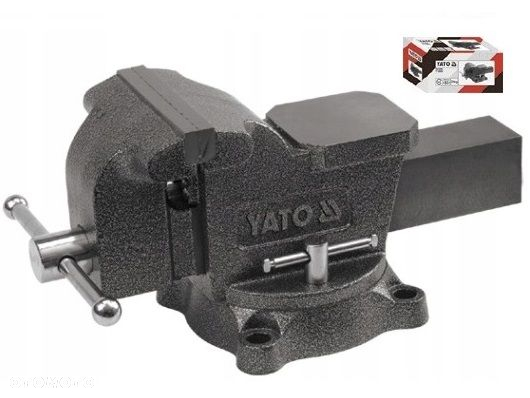 YATO IMADŁO ŚLUSARSKIE OBROTOWE MASZYNOWE ŻELIWNE 100MM 360st. YT-6501 - 4