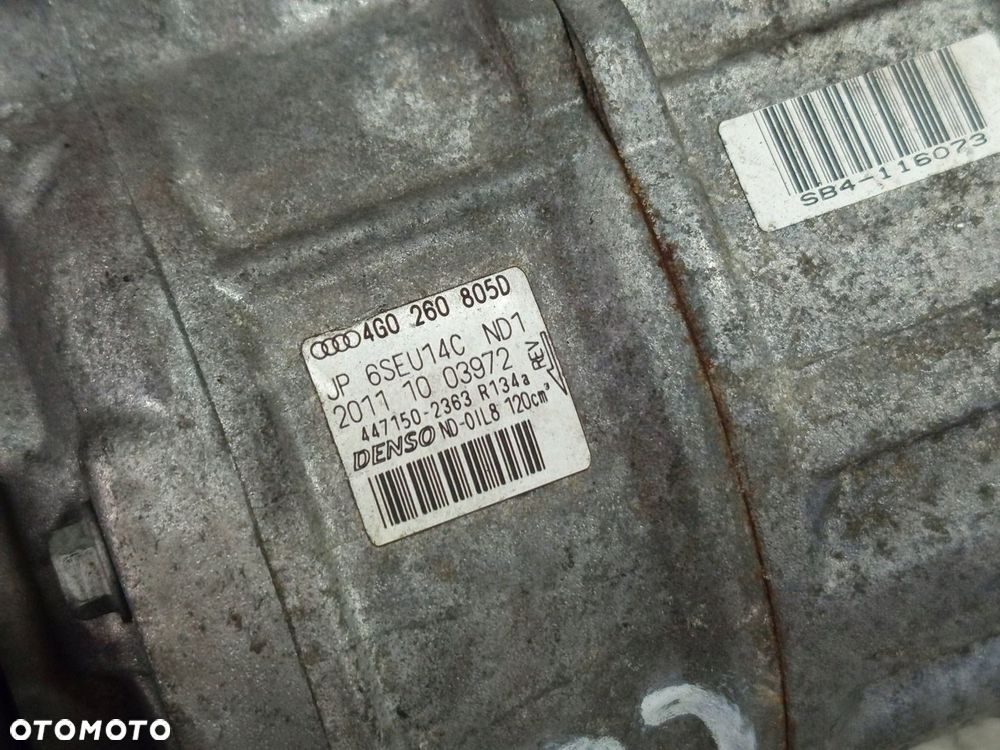 AUDI A4 B8 A5 8T A6 C7 2.0 TDI SPRĘŻARKA KOMPRESOR KLIMATYZACJI 4G0260805D - 7