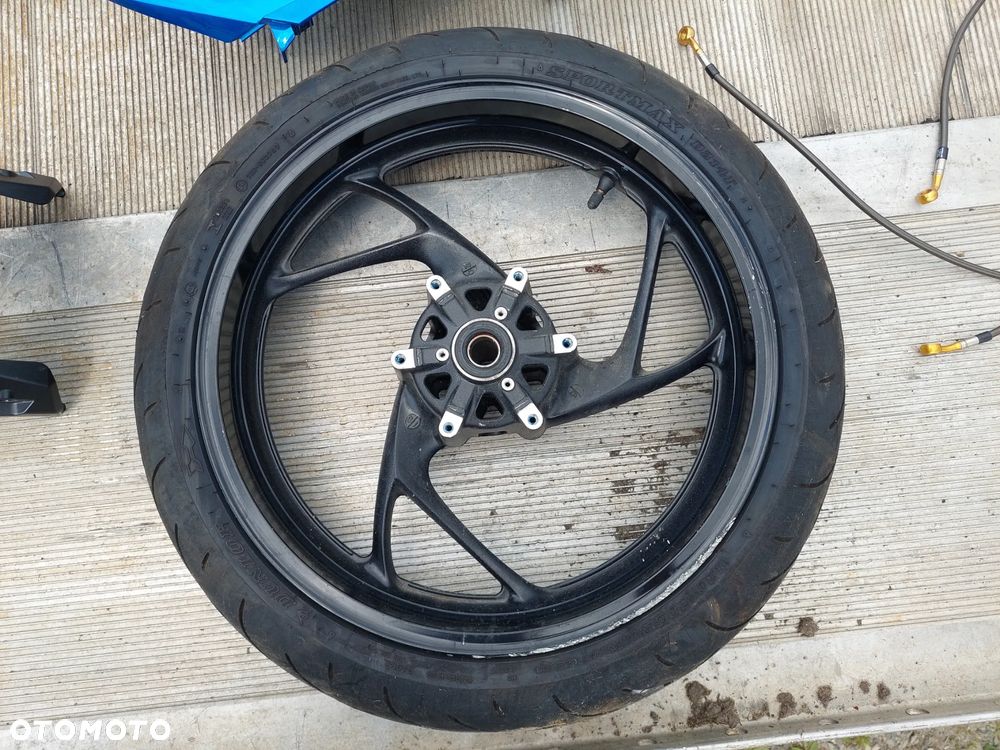 SUZUKI GSX-S 1000 owiewka bok boczek błotnik koło felga dekiel wydech set podnóżek lusterko przewód hamulcowy - 8