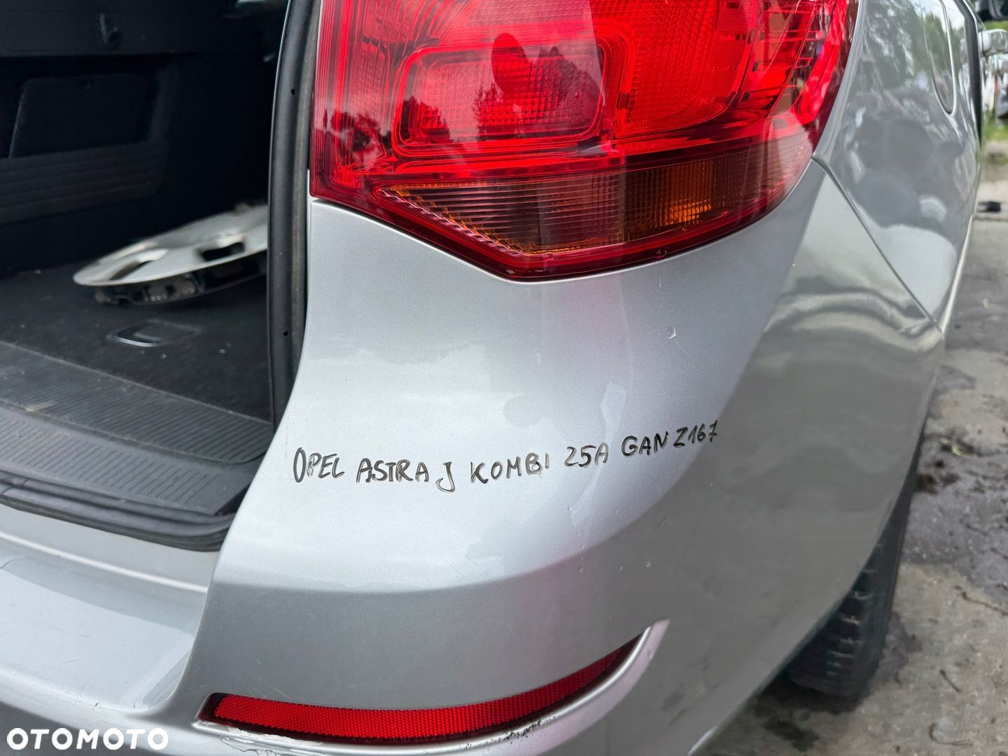 OPEL ASTRA J KOMBI ZDERZAK TYŁ TYLNY GAN Z176 - 14