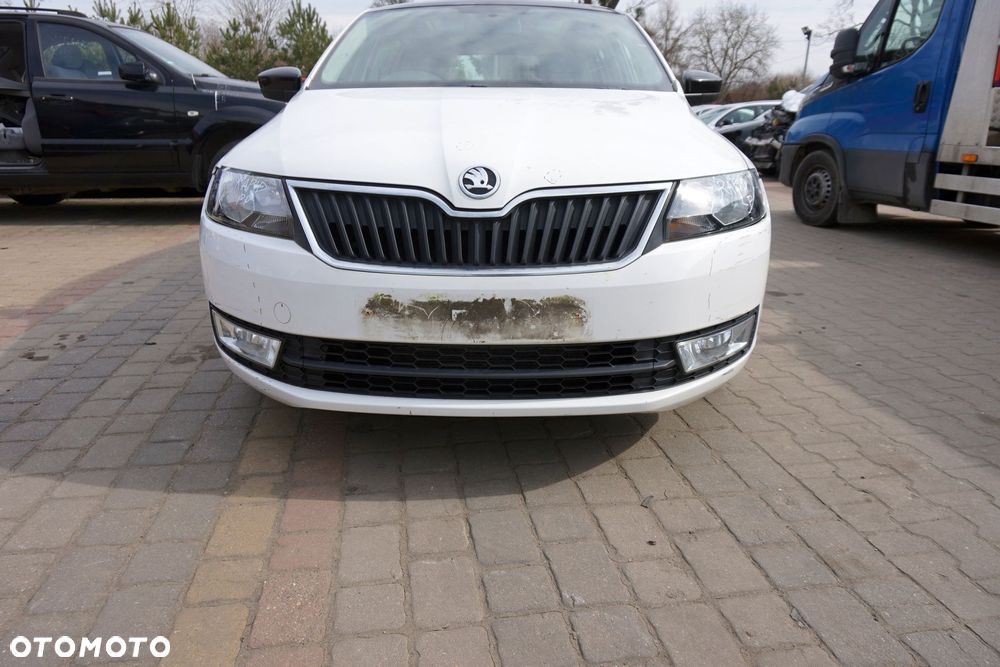 MASKA ZDERZAK BŁOTNIKI LAMPY RAPID NH3 LF9E  SKODA 2012-2019 BIAŁY PRZÓD KOMPLETNY - 20