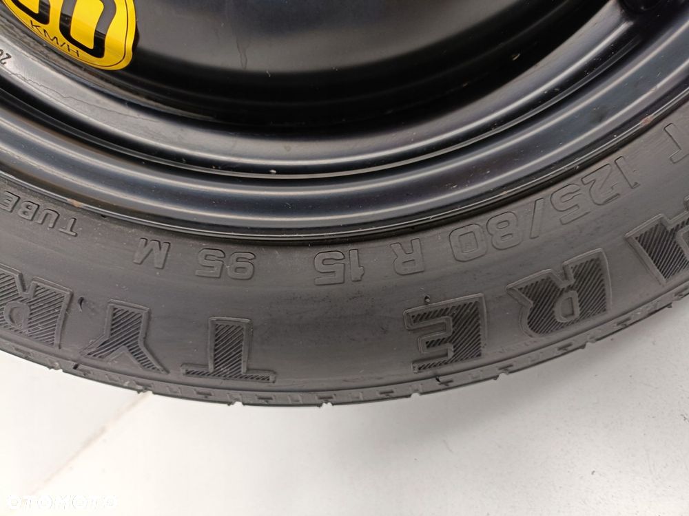 KOŁO DOJAZDOWE 125/80 R15 98AB-NA 2150836 4x108 Ford Fiesta Mk5 Mk6 - 8