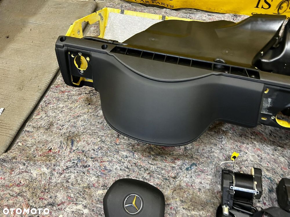 DESKA KOKPIT SKÓRA PASY PODUSZKI AIRBAG MERCEDES G63 AMG W463 LIFT LHD - 12