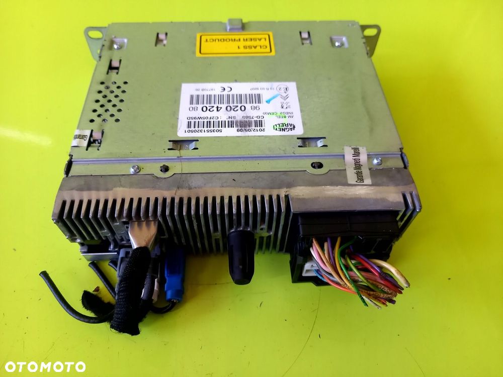 RADIO NAWIGACJA CZYTNIK 9802042080 CITROEN DS5 14R - 3