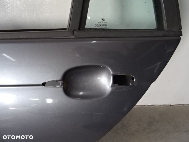 DRZWI LEWY TYŁ LEWE TYLNE BMW E46 KOMBI 98-01 LAK:STAHLGRAU METALLIC NR894 - 4