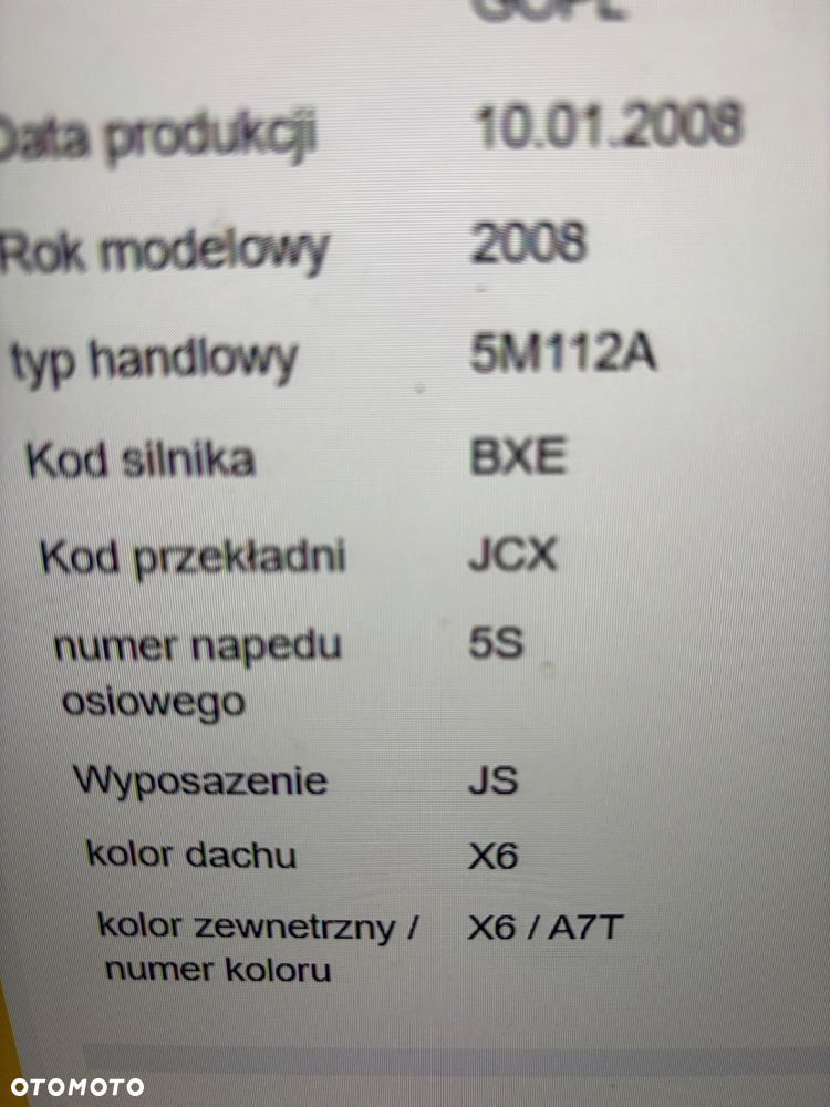 Golf Plus SKRZYNIA BIEGÓW MANUALNA 5 VW JETTA V JCX 1.9 TDI 105KM niski przebieg !!! - 6