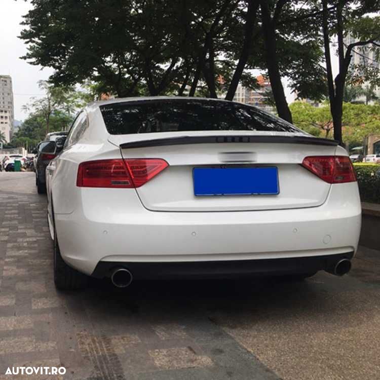 Eleron Portbagaj Lip Codita Audi A5 B8 Model M4 (09-16), Negru Lucios - 3