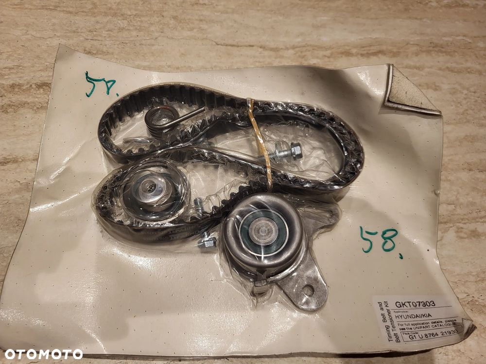 Rozrząd  HYUNDAI ACCENT, ACCENT I, ACCENT II, ACCENT III, COUPE I, COUPE II, ELANTRA III, GETZ, MATRIX; KIA CEE'D, CERATO I, RIO II 1.3-1.6 10.94-12.12 - 1