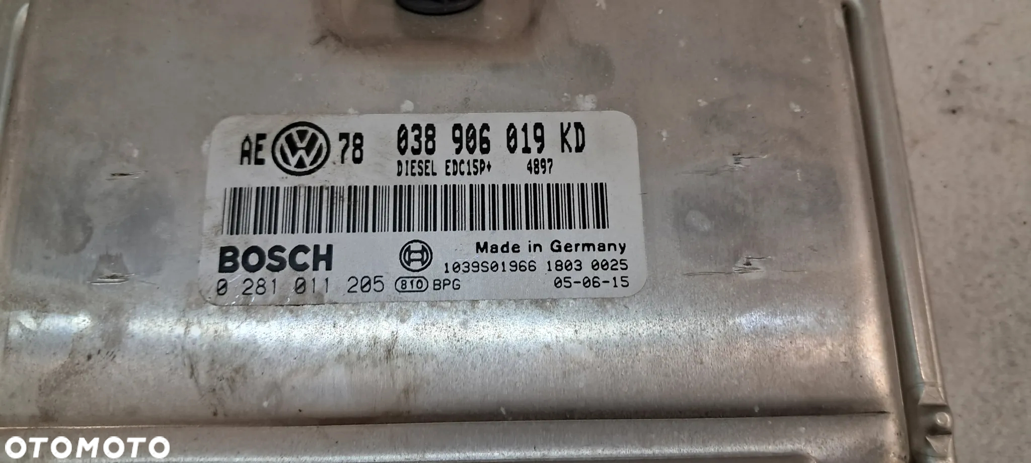 Komputer Sterownik Silnika 1.9TDI VW Passat Skoda Superb - 2