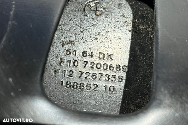 Ornament trager superior  7200689 BMW Seria 5 F10 [facelift] [2013 - - 2