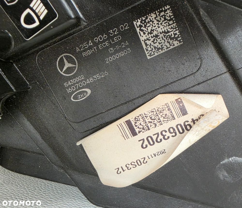 LAMPA PRAWA MERCEDES GLC 254 W254 FULL LED DIGITAL LIGHT PRZÓD PRZEDNIA - 2
