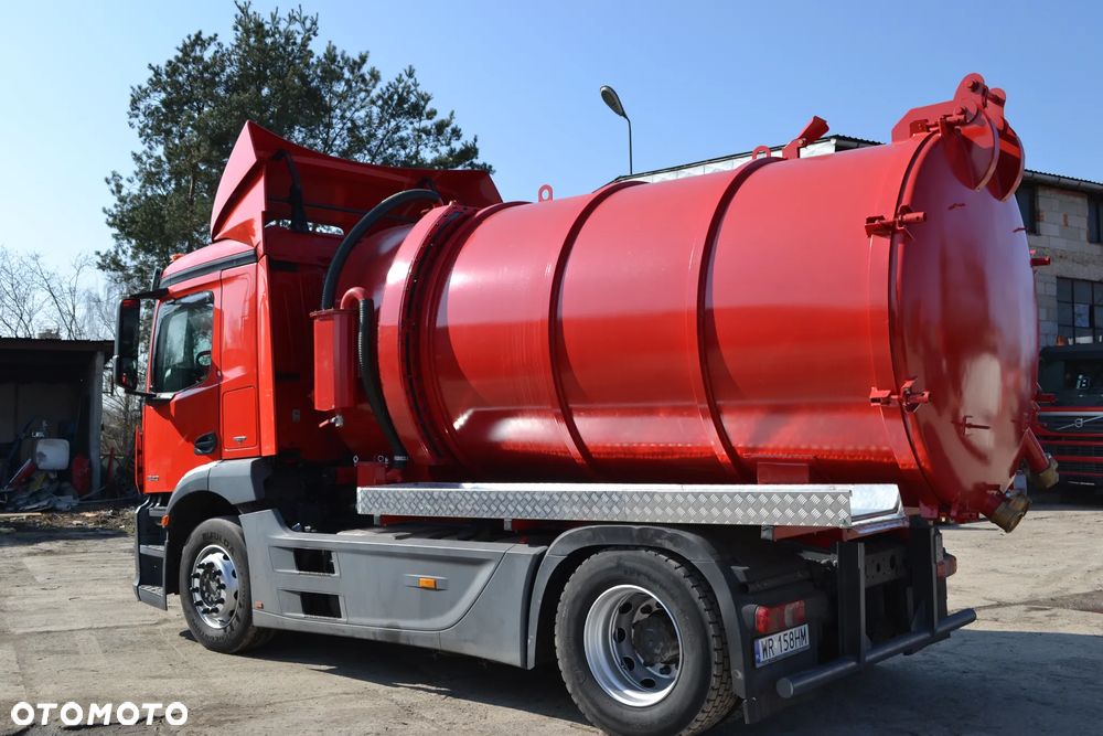 Mercedes-Benz ANTOS 1840 ASENIZACYJNY SZAMBIARKA NOWA BECZKA 12.5 m³ POMPA JUROP MOD.PN 106 D  KLIMATYZACJA - 4