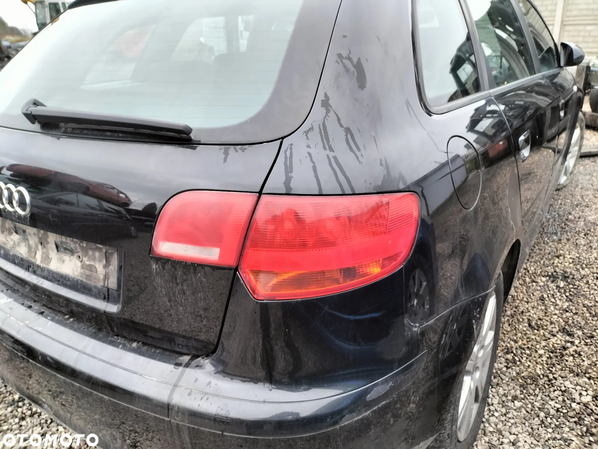 CZARNY SUFIT KIEROWNICA FOTELE AUDI A3 8P LIFT KOD LAK. LZ9Y 03-12r - 8