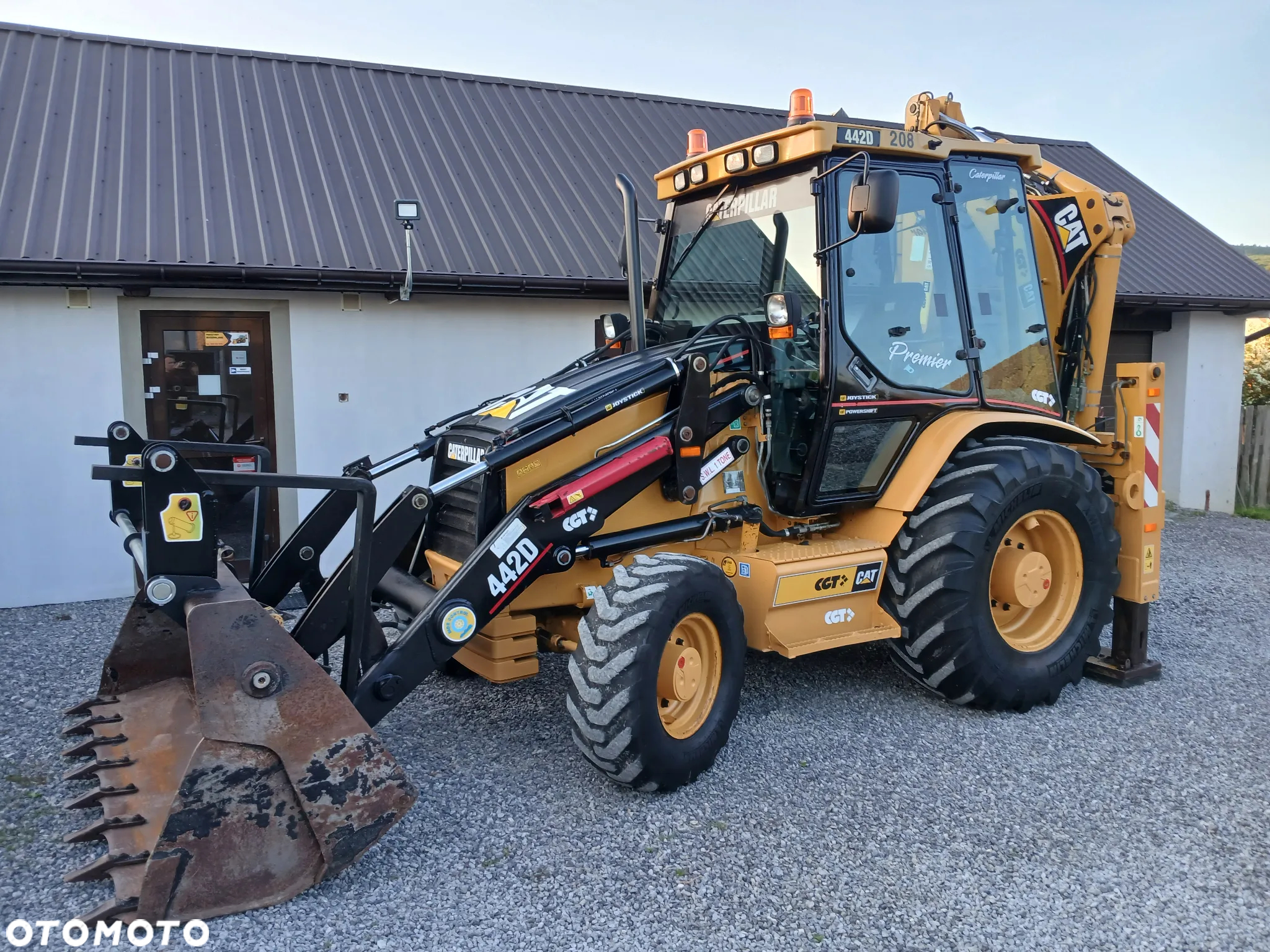 Caterpillar 442D/BEZ LUZÓW/JOYSTICK/SUPER STAN - 8