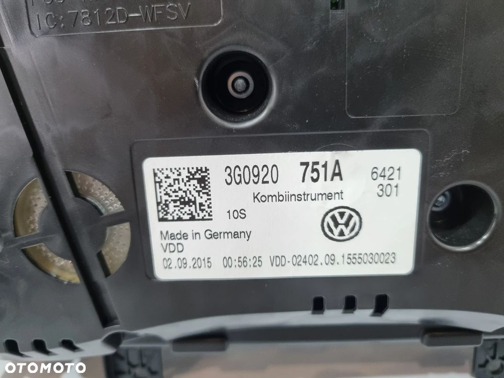 VW PASSAT B8 ZESTAW STARTOWY 2.0 TDI 3G0920751A 04L907309M 5Q0937086AK - 6