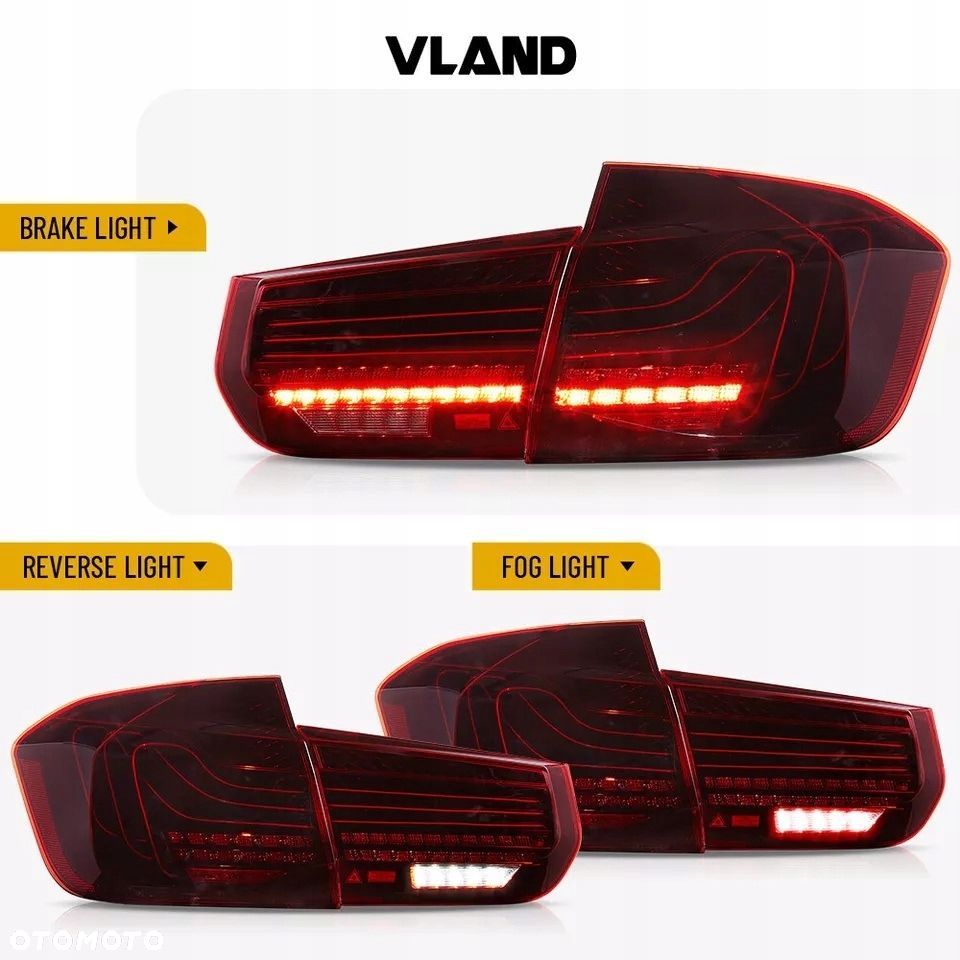lampy tyl kpl vland led laser neon dynamiczne tuning bmw 3 f30 2011- 15-20 - 8