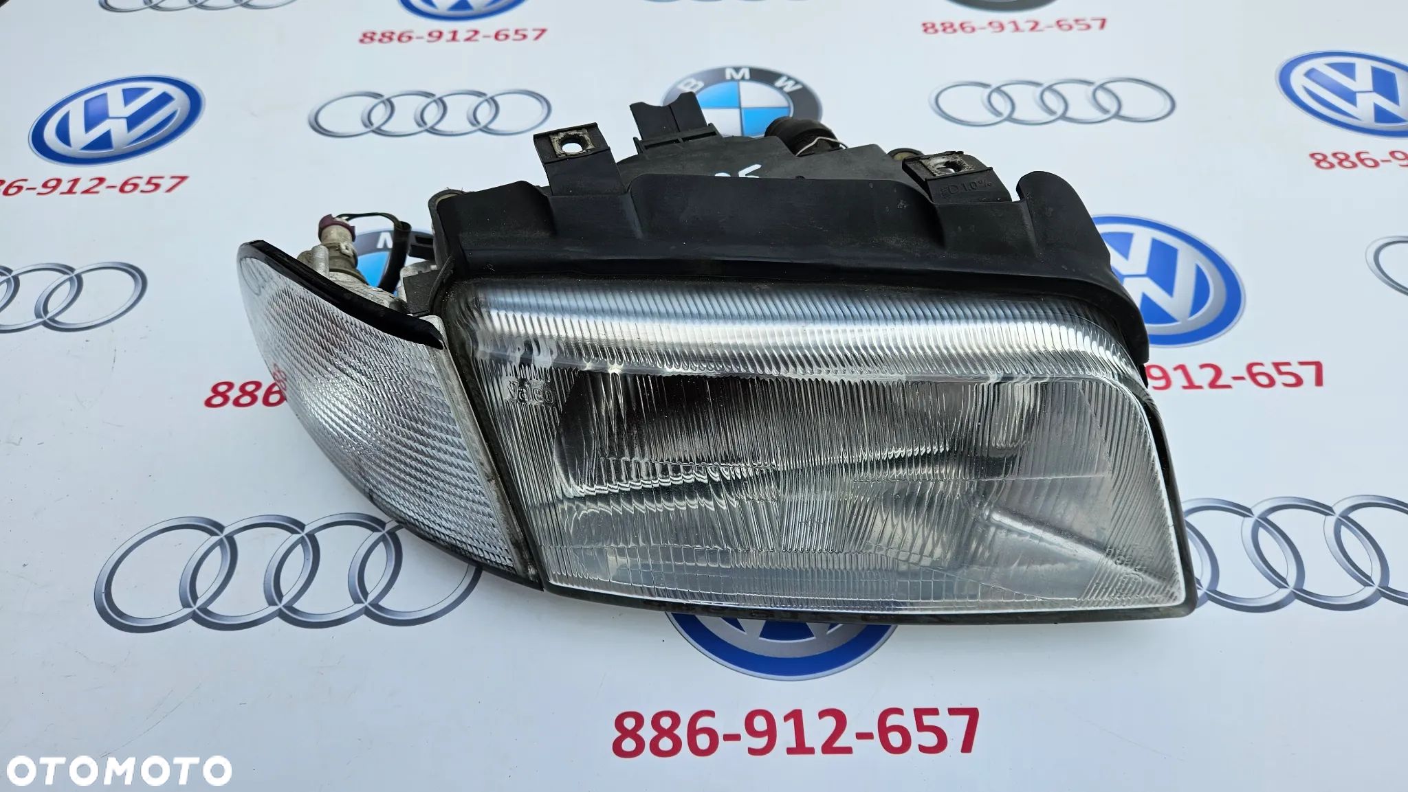 Audi A4 B5 1995- Kompletny reflektor prawy Lampa przednia prawa VALEO 8D0941004A EUROPA - 1
