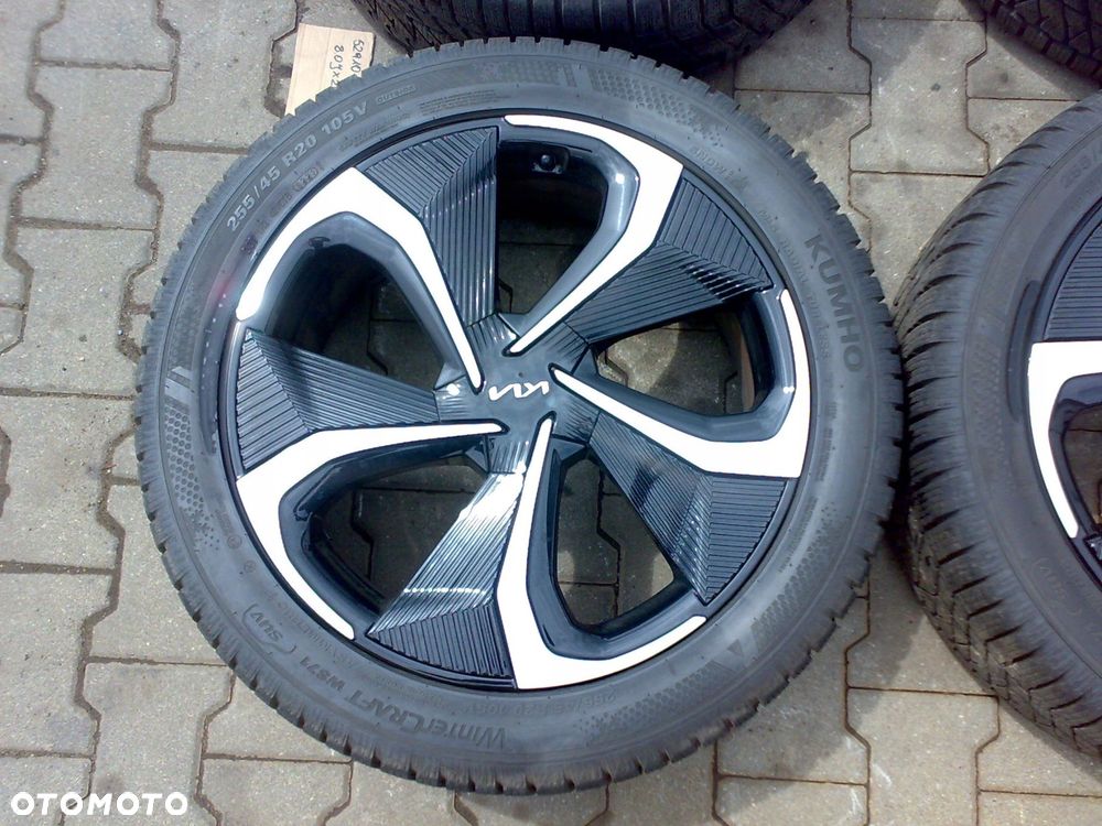 kia ev6 ev-6 gt-line koła felgi alu 20'' opony zima idealne !! 255/45r20 - 2