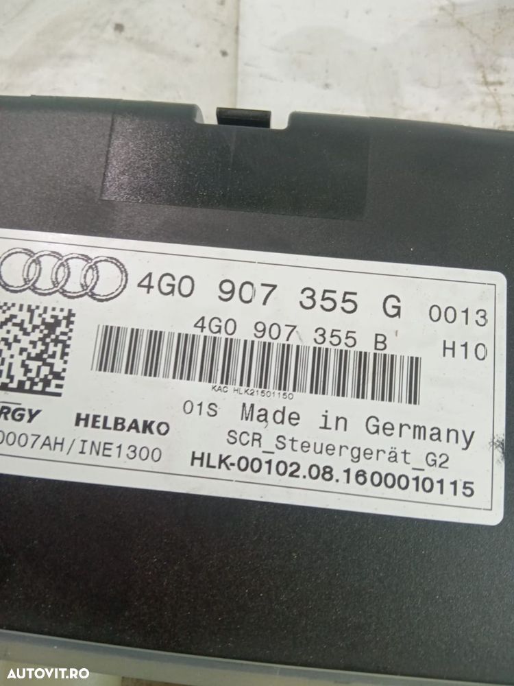 Modul adblue 4g0907355g Audi A8 D4/4H (facelift)  [din 2013 pana  201 - 2
