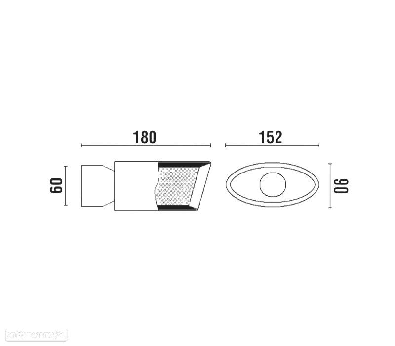 PONTEIRA DE ESCAPE UNIVERSAL EM INOX - 2