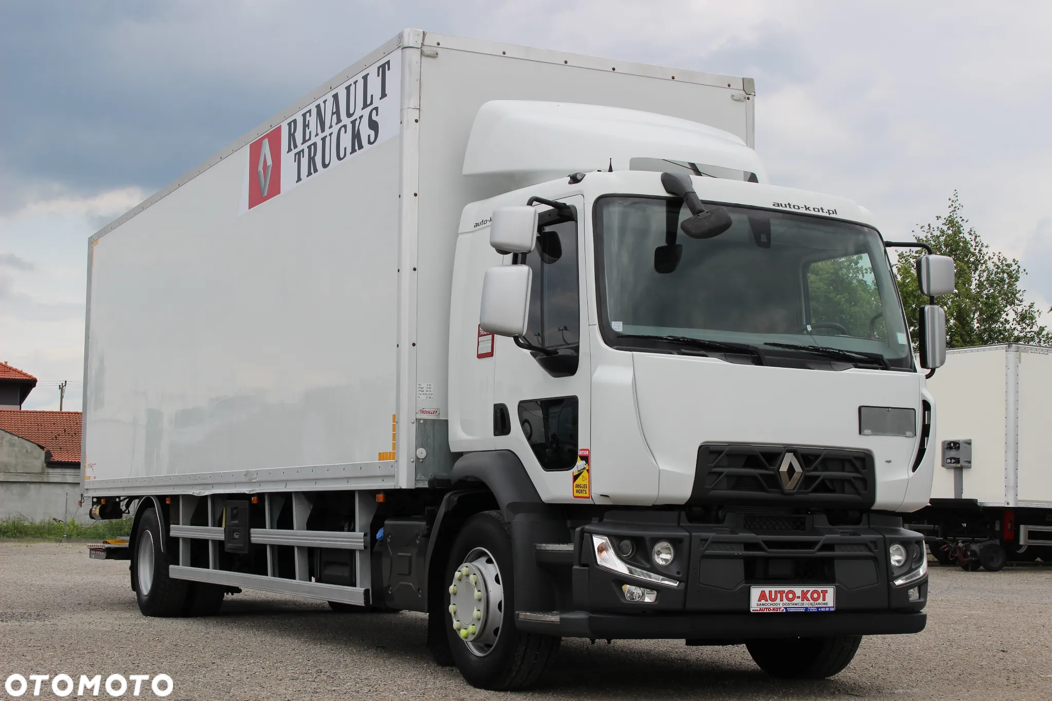 Renault D19 *280KM*/ KONTENER + WINDA /21 PALET / KLIMA / OPONY 80%/SERWIS FR/ SUPER STAN / - 5